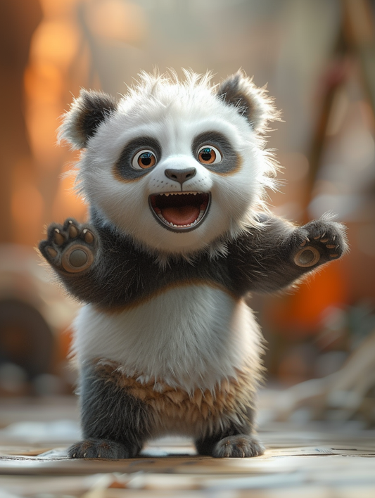 Joyful Panda: Open Arms Welcome