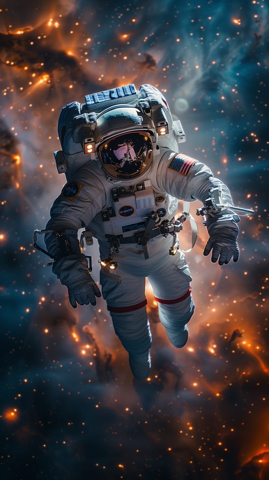 Cosmic Voyage: Astronaut in the Galaxy