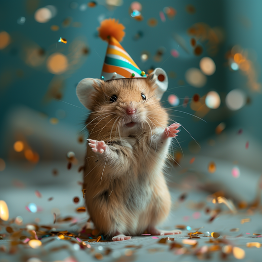 Birthday Hamster: Cap Celebration