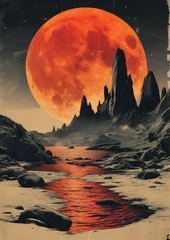 Lunar Solitude: Monumental Harmony