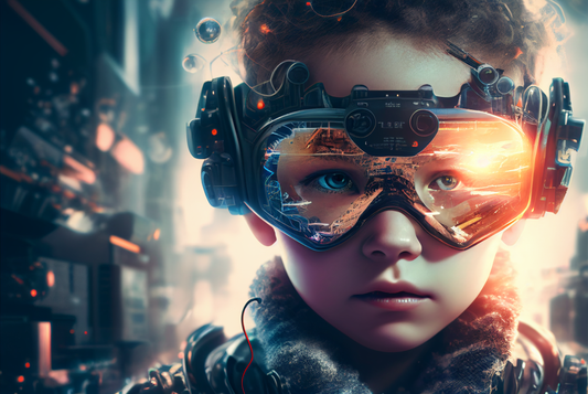 Visionary Gaze - Child of the Tech Age