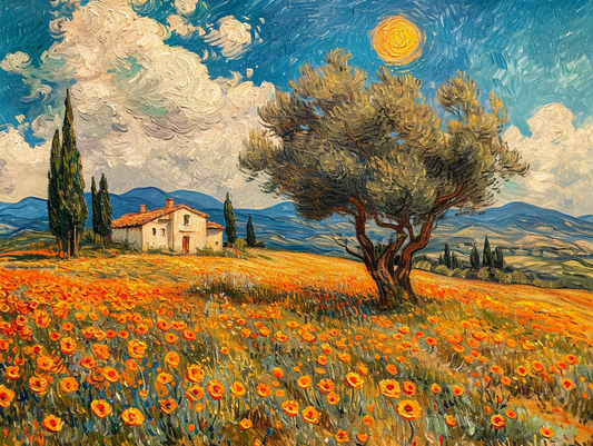 Van Gogh's Homestead: Landscape with House