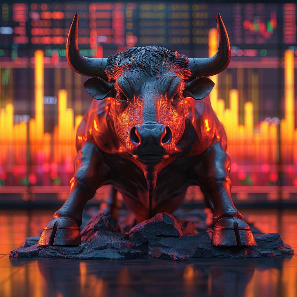 Charging Bull - Symbol of Market Resilience